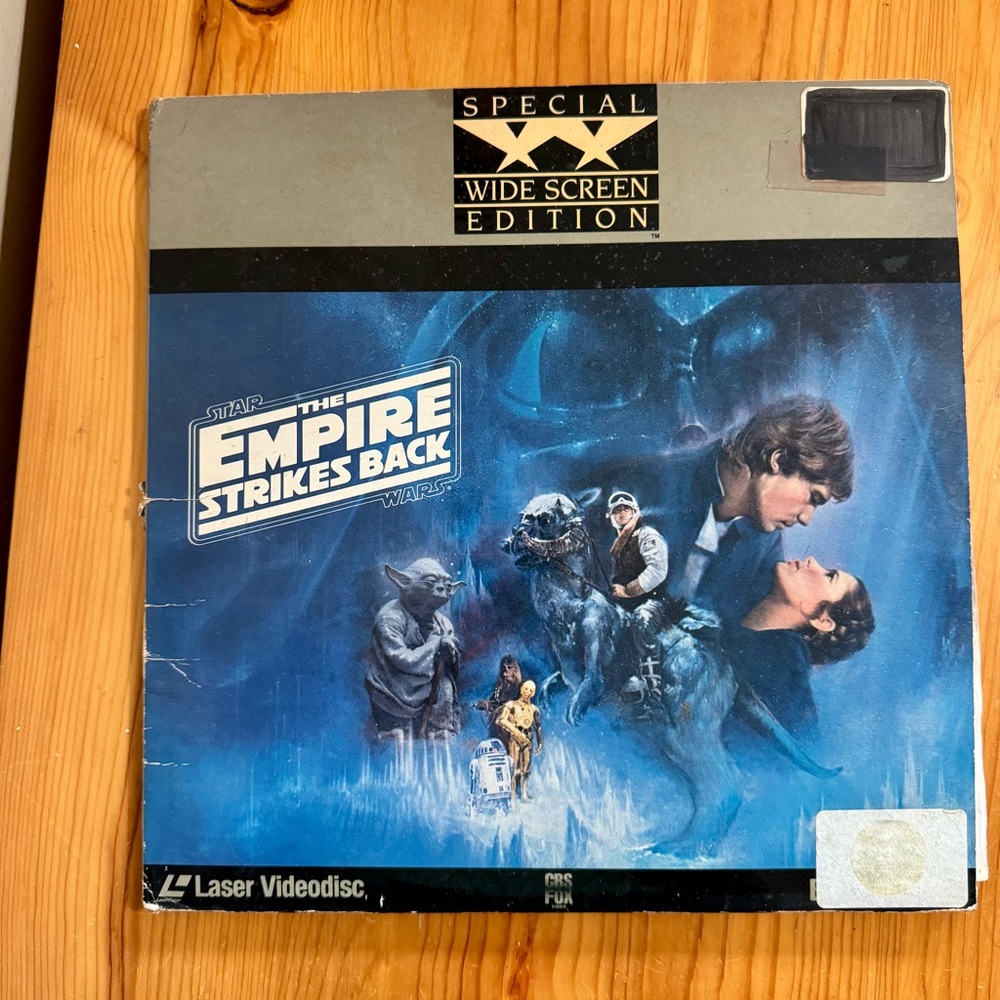 Star Wars LaserDisk Special Wide Screen Lucasfilm The Empire Strikes Back
